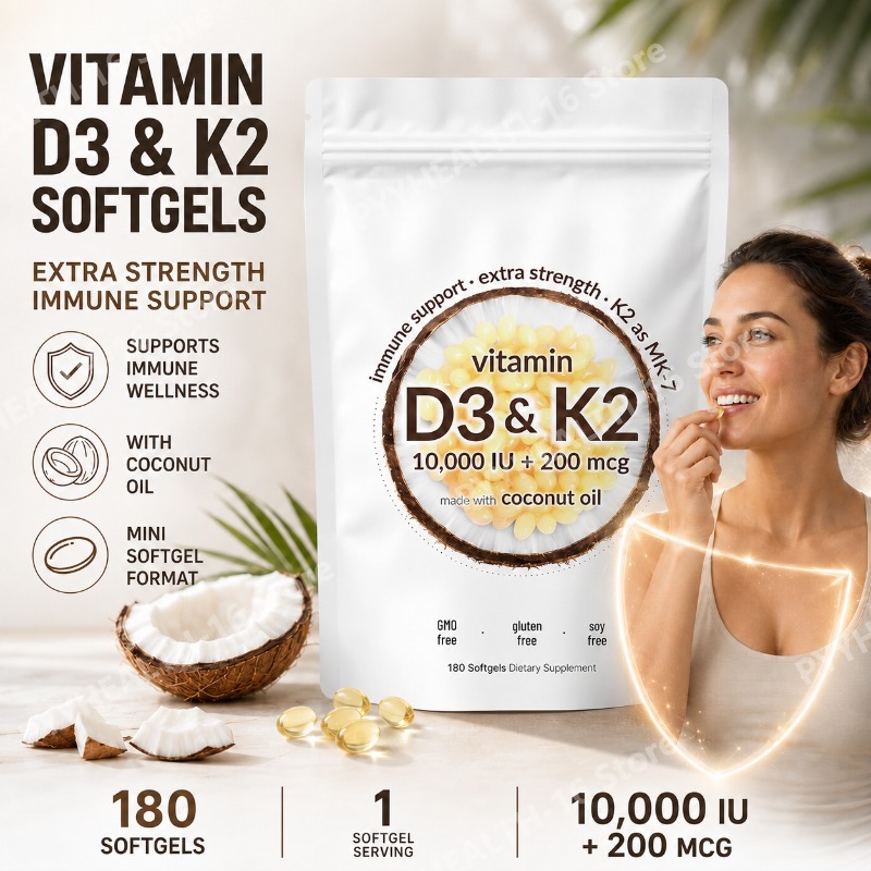Vitamin D3 K2 Drop - วิตามินดี3 เค2 ซอฟท์เจล พร้อมเอ็มเค-7 10000 ยูเอส