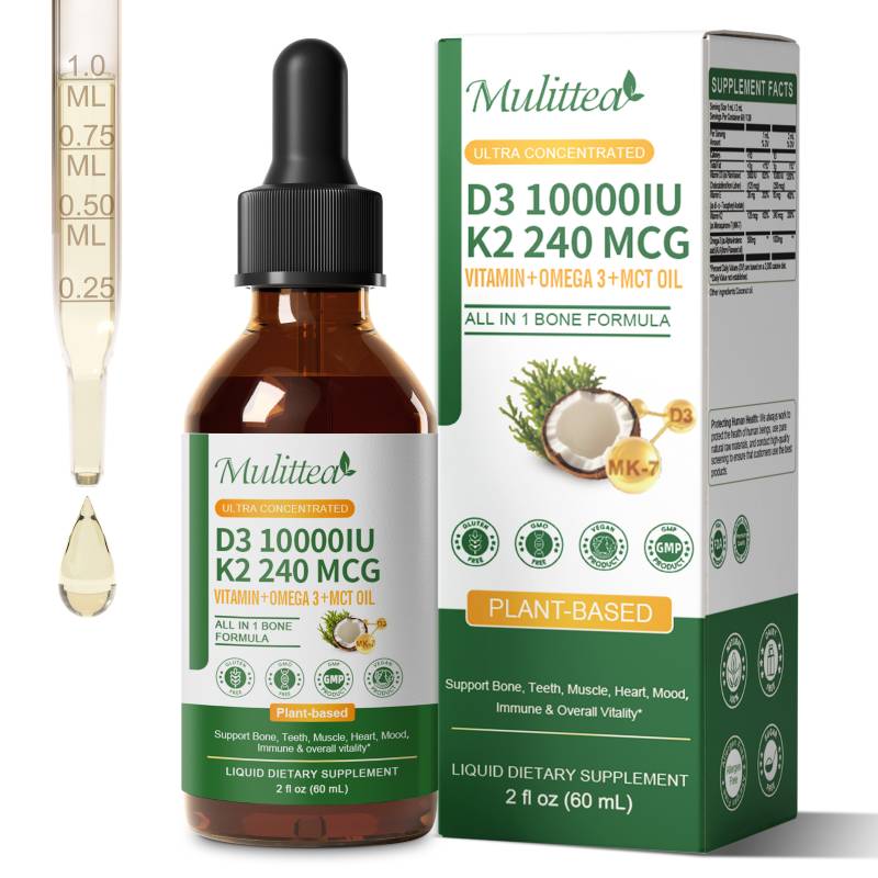 Vitamin D3 K2 Drop - มัลติที วิตามิน K2+D3 60 มล. แบบหยด