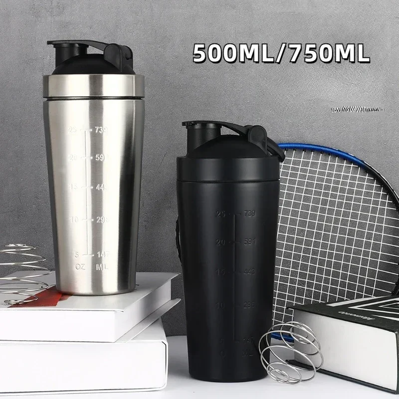 Nutrition Sports Fitness - สแตนเลสสตีลโปรตีน Shaker ถ้วยฟิตเนสแบบพกพาแก้วกีฬาโภชนาการ Shakers ถ้วยน้ําขวดน้ําถ้วยแบบพกพา Shakers