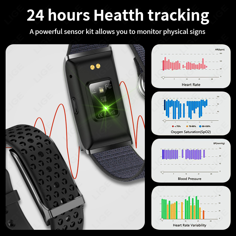 LIGE สมาร์ทวอท์ช Heart Rate เค - Nutrition Gym บทวิจารณ์และราคา