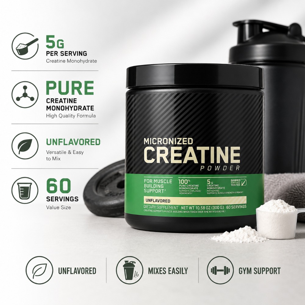 ผงครีเอทีนโมโนไฮเดรต 300 กรัม  - Nutrition Gym บทวิจารณ์และราคา