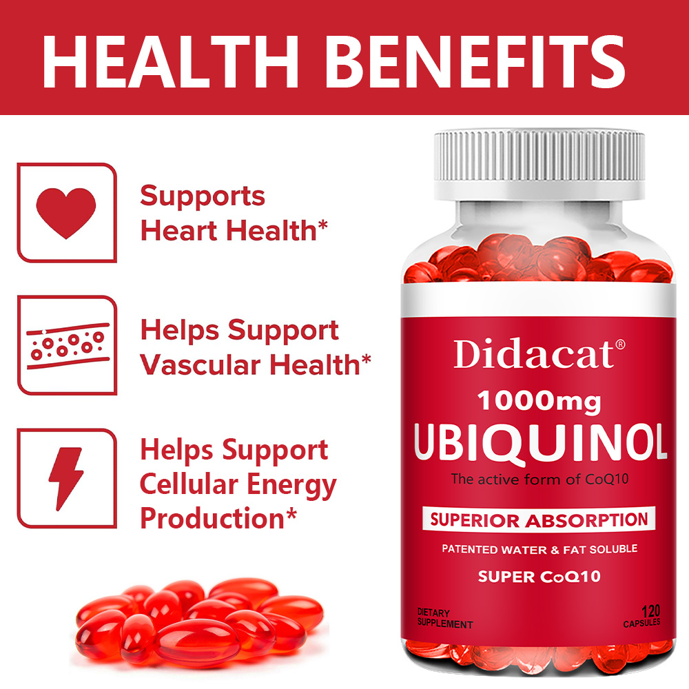 ยูบิควินอล โคคิวเท็น 1000 มก.  - Coq10 Ubiquinol Softgel บทวิจารณ์และราคา