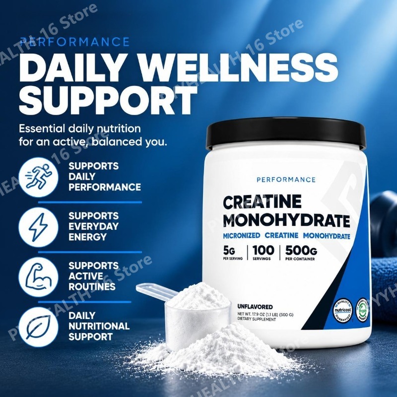 ผงครีเอทีนโมโนไฮเดรต 500 กรัม, - Nutrition Fitness Supplements บทวิจารณ์และราคา