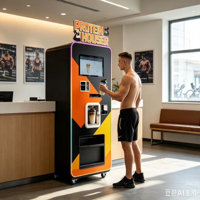 เครื่องจำหน่ายโปรตีนเชคแบบอัตโ - Nutrition Sports Fitness บทวิจารณ์และราคา