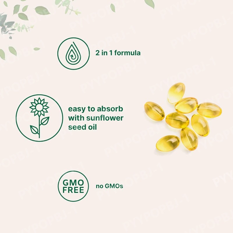 แคปซูลวิตามินดี3+เค2 แบบ 2-in- - Vitamin D3 K2 Drop บทวิจารณ์และราคา