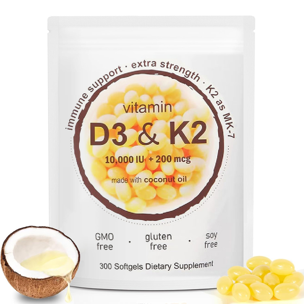 วิตามินดี 3 10,000 IU + K2 MK- - Vitamin D3 K2 Drop บทวิจารณ์และราคา